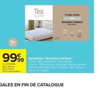 Surmatelas "Sensation fraîcheur" Tex Home