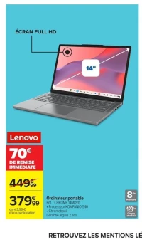 Lenovo Ordinateur portable CHROME 14M8911