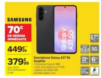 Samsung Smartphone Galaxy A37 5G Graphite