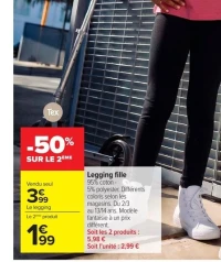 Legging fille Tex