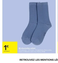 Mi-chaussettes enfant