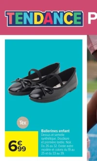 Ballerines enfant Tex