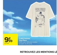 T-shirt homme One Piece