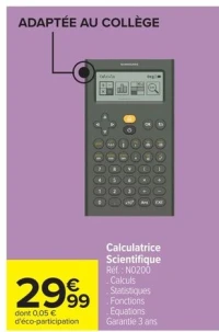 Calculatrice Scientifique Numworks N0200