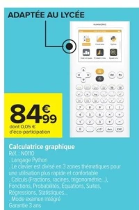 Calculatrice graphique Numworks N0110