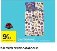 Parure de lit Microjurassic Jurassic Park