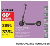 Trottinette électrique Navee V50 i Pro II
