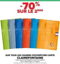 Cahiers couverture carte Clairefontaine