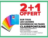Cahiers Koverbook 96 pages Clairefontaine