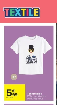 T-shirt femme
