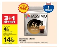 Dosettes de café l'Or TASSIMO