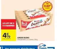 Kinder Bueno Chocolat blanc