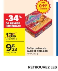 Coffret de biscuits LA MÈRE POULARD
