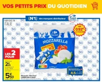 Mozzarella "Maxi Pack" CARREFOUR CLASSIC
