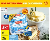 Beurre moulé Doux ou Demi-sel Paysan Breton