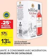 I.G.P. Île de Beauté RÉSERVE DE PADULONE Rosé, fontaine à vin 5 L