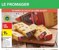 Emmental de Savoie I.G.P. La Pointe Percée