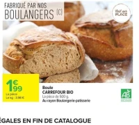 Boule CARREFOUR BIO