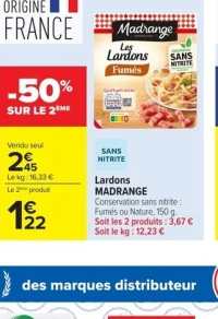 Lardons MADRANGE