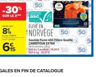 Saumon Fumé ASC Filière Qualité CARREFOUR EXTRA