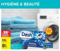 Lessive capsules Dash Envolée d'Air, Ambre & Orchidée ou Jasmin & Rose de Mai