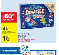 Glaces Pop Up SMARTIES