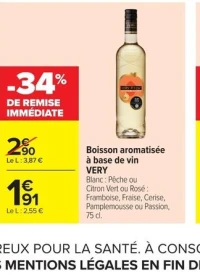 Boisson aromatisée à base de vin VERY