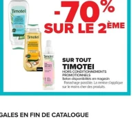 Produits capillaires Timotei