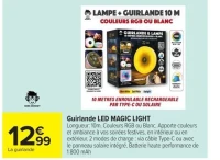 Guirlande LED Magic Light Geek Monkey