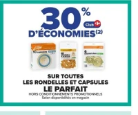 Rondelles et capsules Le Parfait