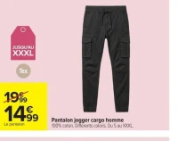 Pantalon jogger cargo homme Tex