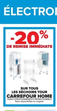 Séchoirs Tour Carrefour Home