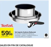 Tefal Set ingenio 4 pièces Dailycook