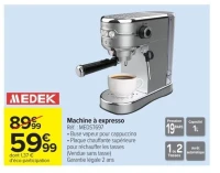 Machine à expresso Medek