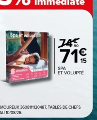 Coffret Cadeau Smartbox Spa et volupté