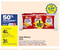 Chips Natures VICO Extra Craquantes ou à l'Ancienne