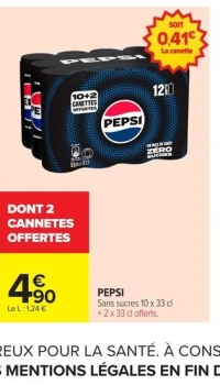 PEPSI Sans sucres