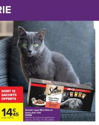 Sachets repas Mini filets en sauce pour chat Sheba