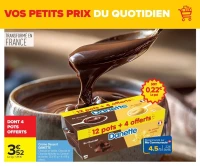 Crème Dessert DANETTE Chocolat et Vanille, Chocolat et Chocolat Noisette ou Caramel et Vanille