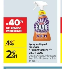 Spray nettoyant ménager Format familial CILLIT BANG