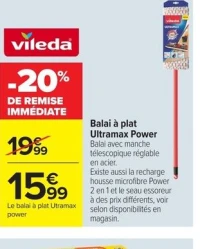 Balai à plat Ultramax Power VILEDA