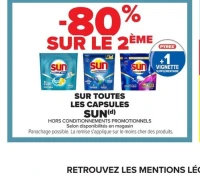 Capsules lave-vaisselle SUN