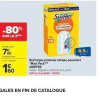 Recharges plumeau attrape-poussière Maxi Pack SWIFFER