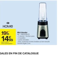 Mini blender Home HSB3202B-25