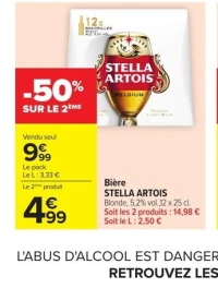 Bière Stella Artois