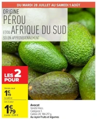 Avocat Variété Hass