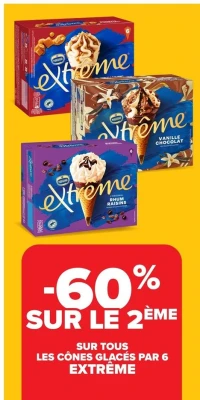 Les cônes glacés par 6 Extrême