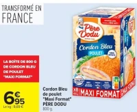 Cordon Bleu de poulet Maxi Format Père Dodu