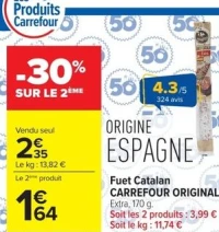 Fuet Catalan Carrefour Original