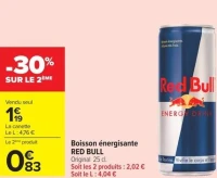 Boisson énergisante RED BULL Original 25 cl.